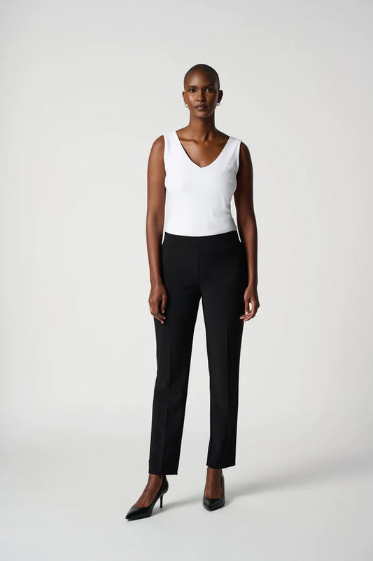 Black Classic Straight Pant