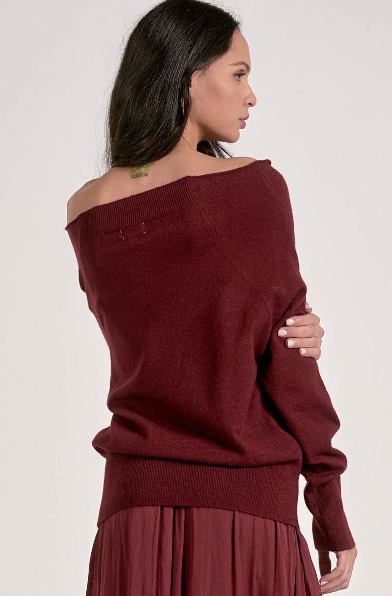 Elan Off the Shoulder Sweater