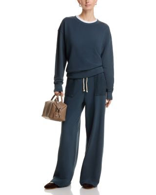 French terry reverse pant