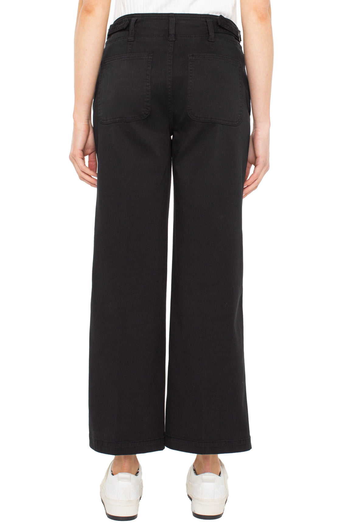 Hi-rise Cinch Waist Wide Leg
