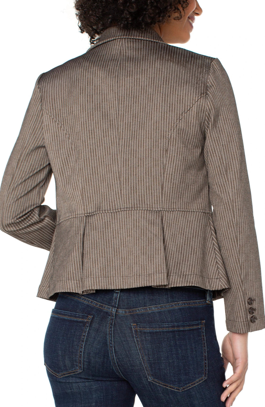 Peplum blazer