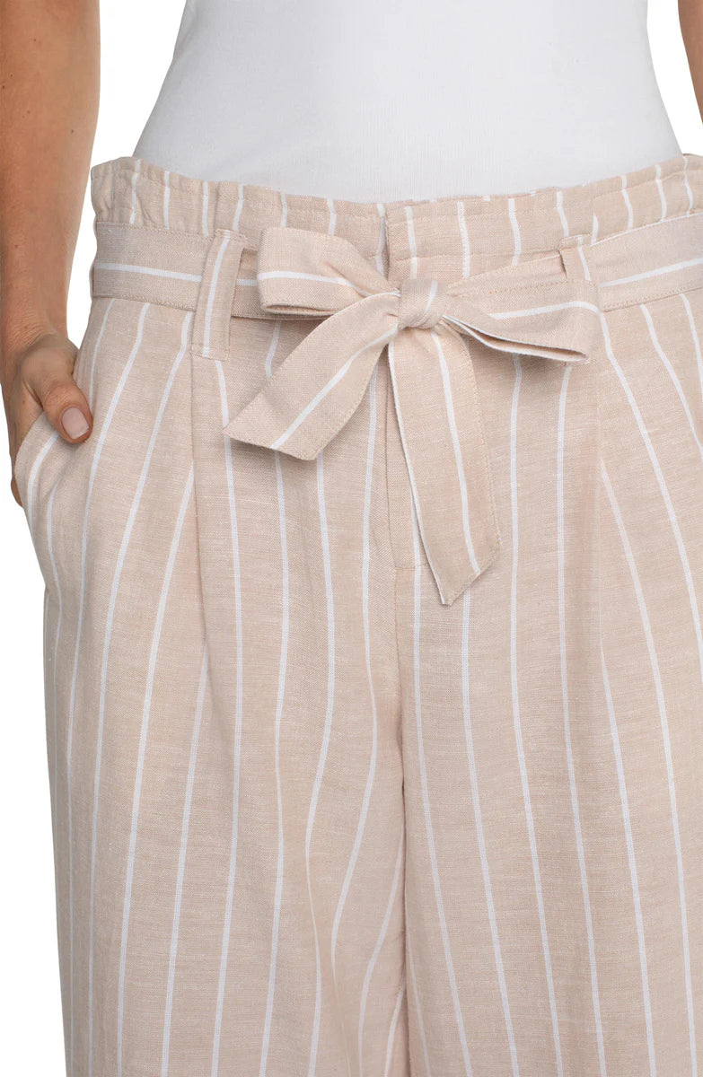 Stripe Trouser with Belt