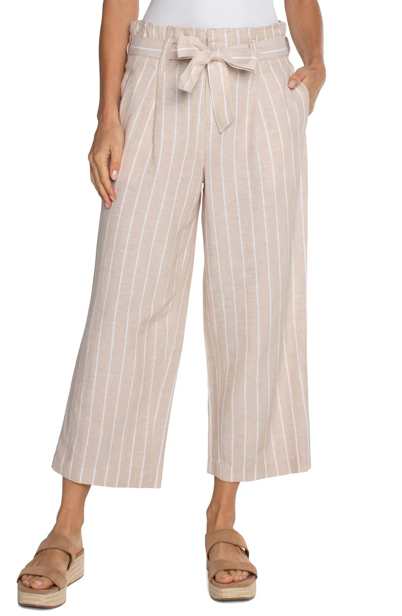 Stripe Trouser with Belt