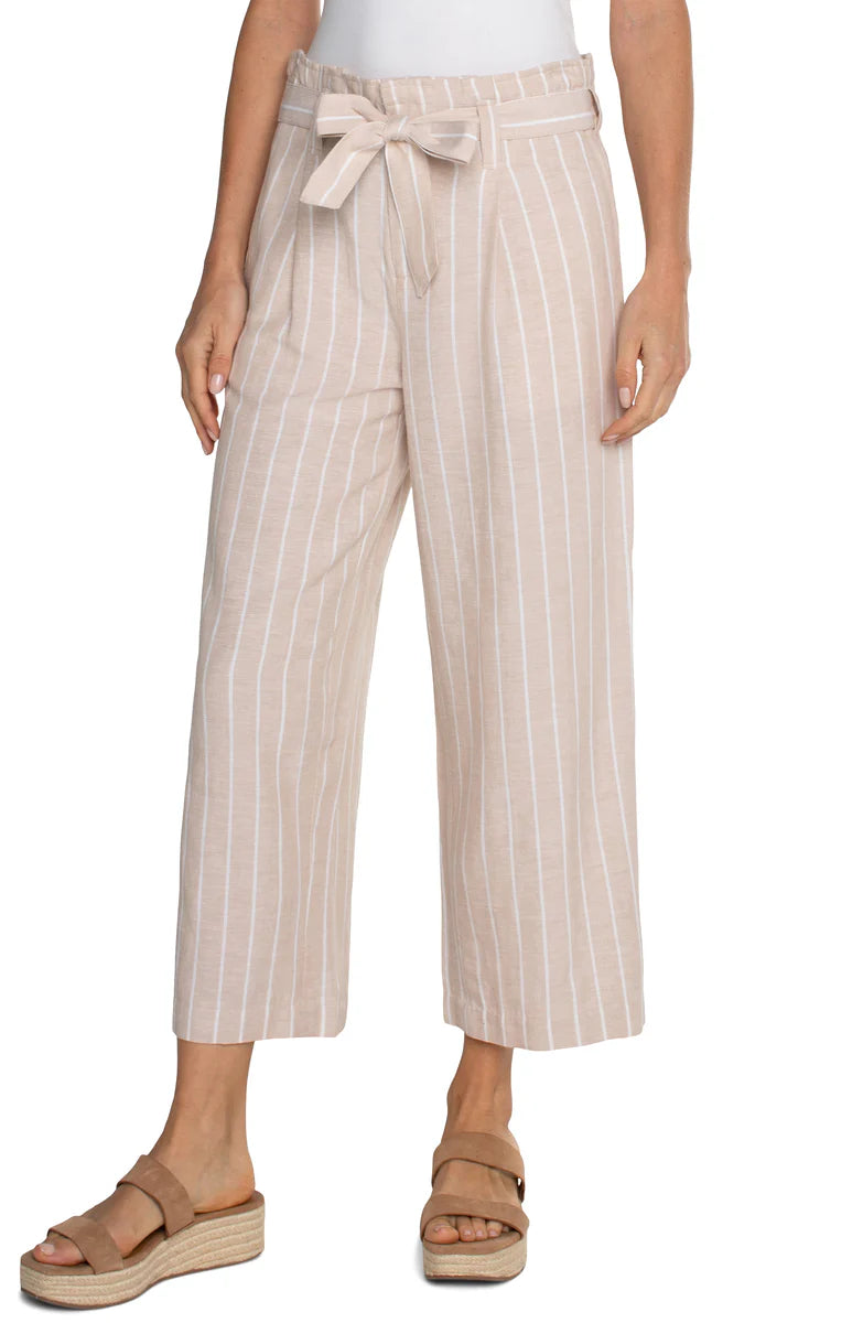 Stripe Trouser with Belt