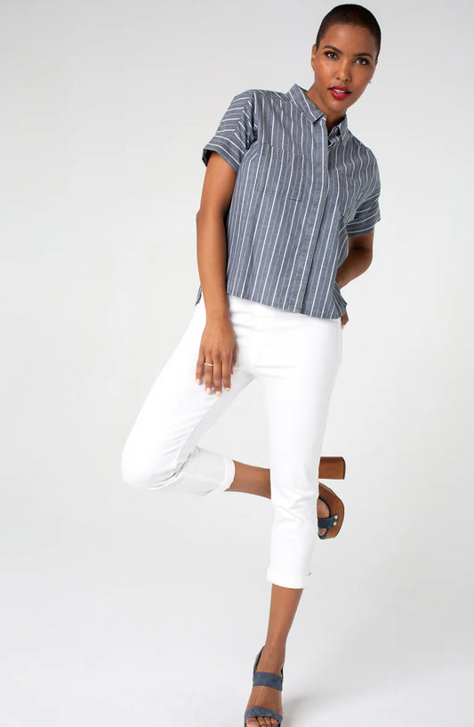 Chloe Cropped Rolled Cuff