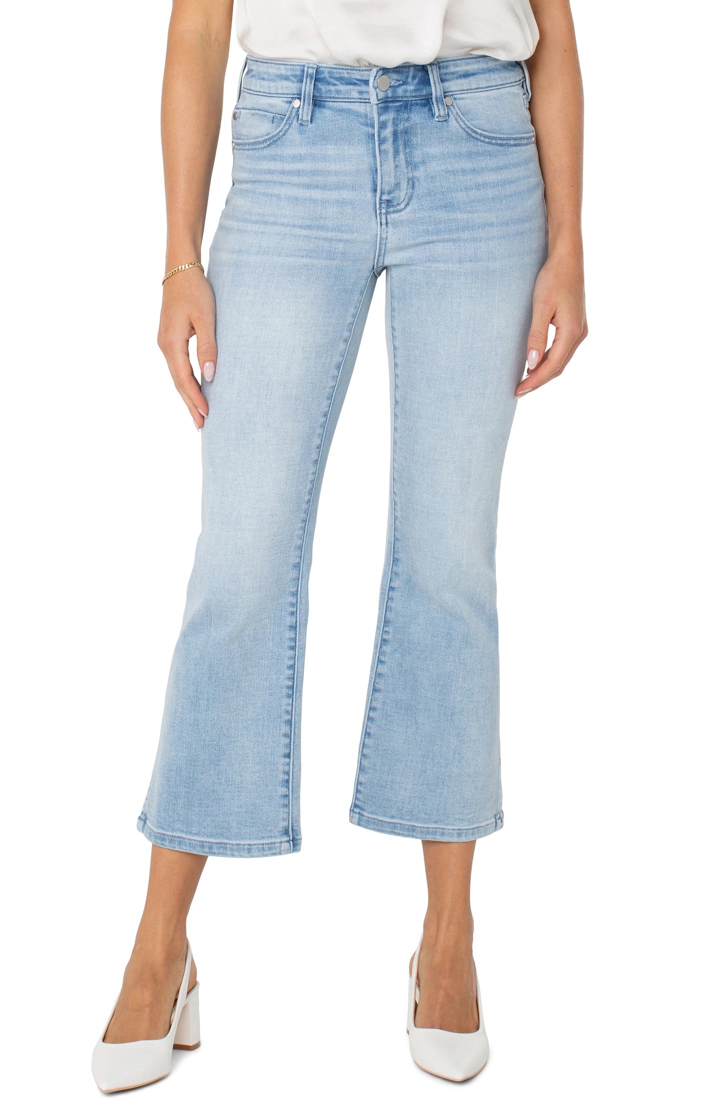 Hannah Crop Flare | Mid-Rise