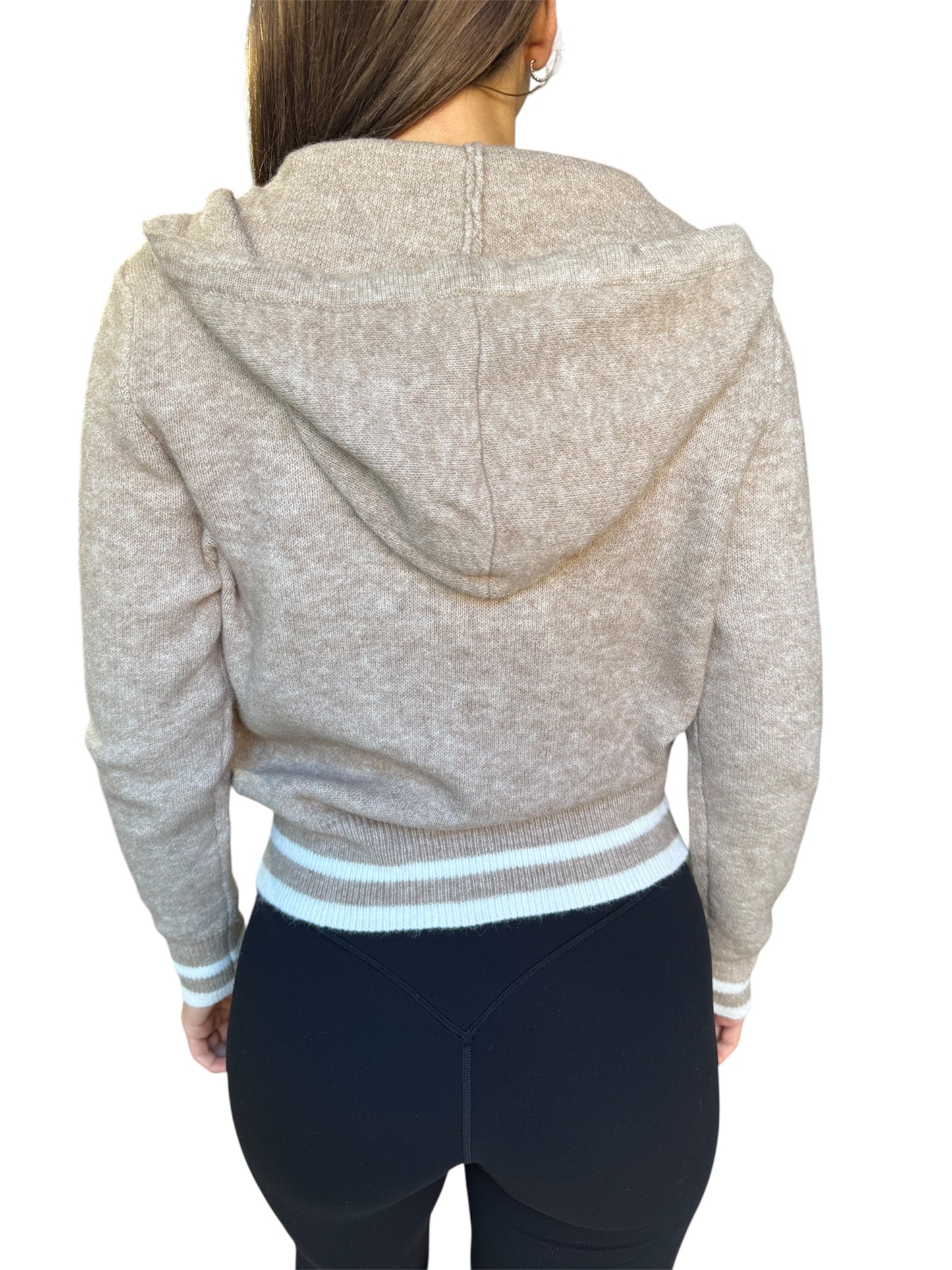 She and sky zip up sweater hoodie