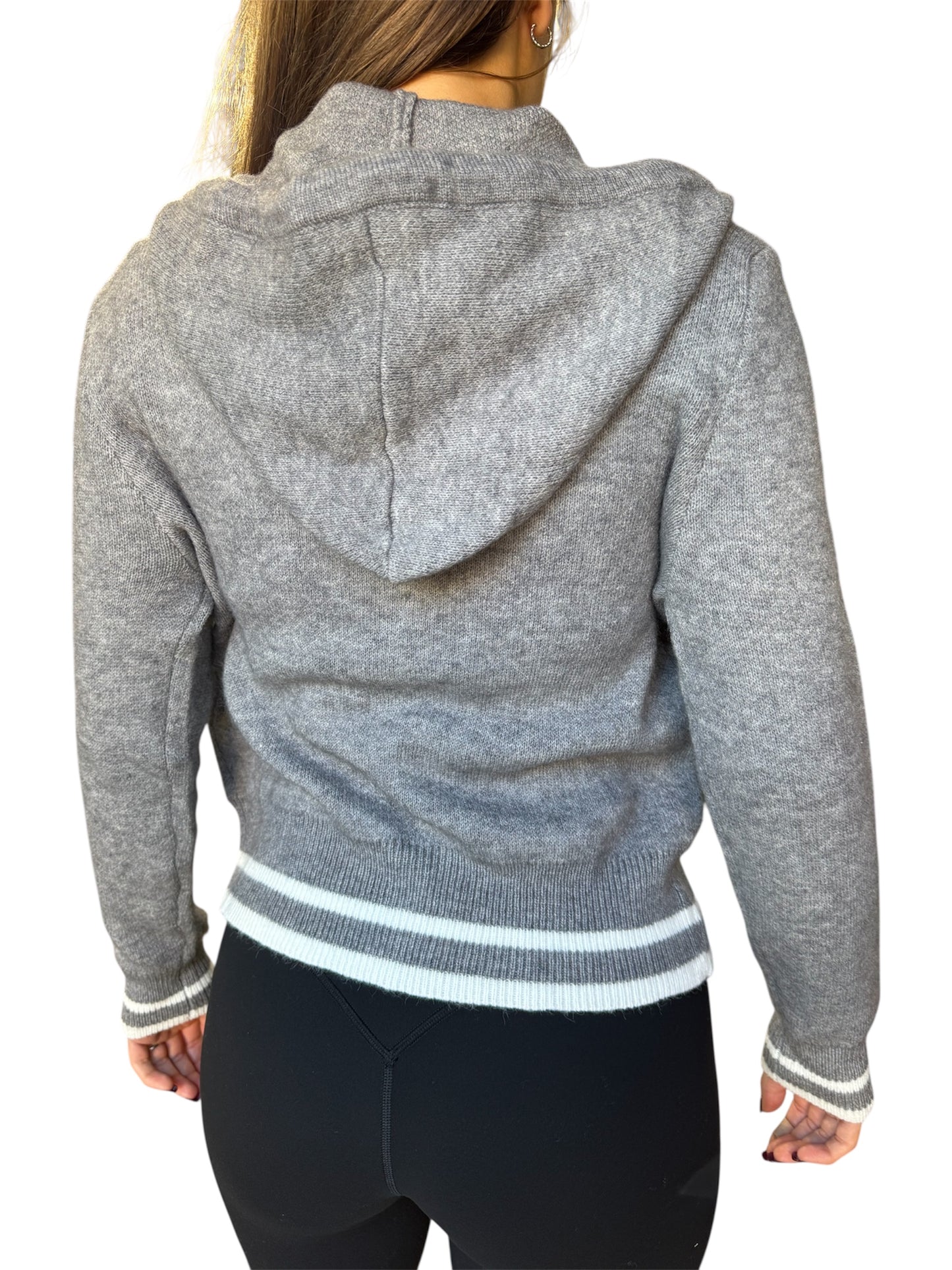 She and sky zip up sweater hoodie