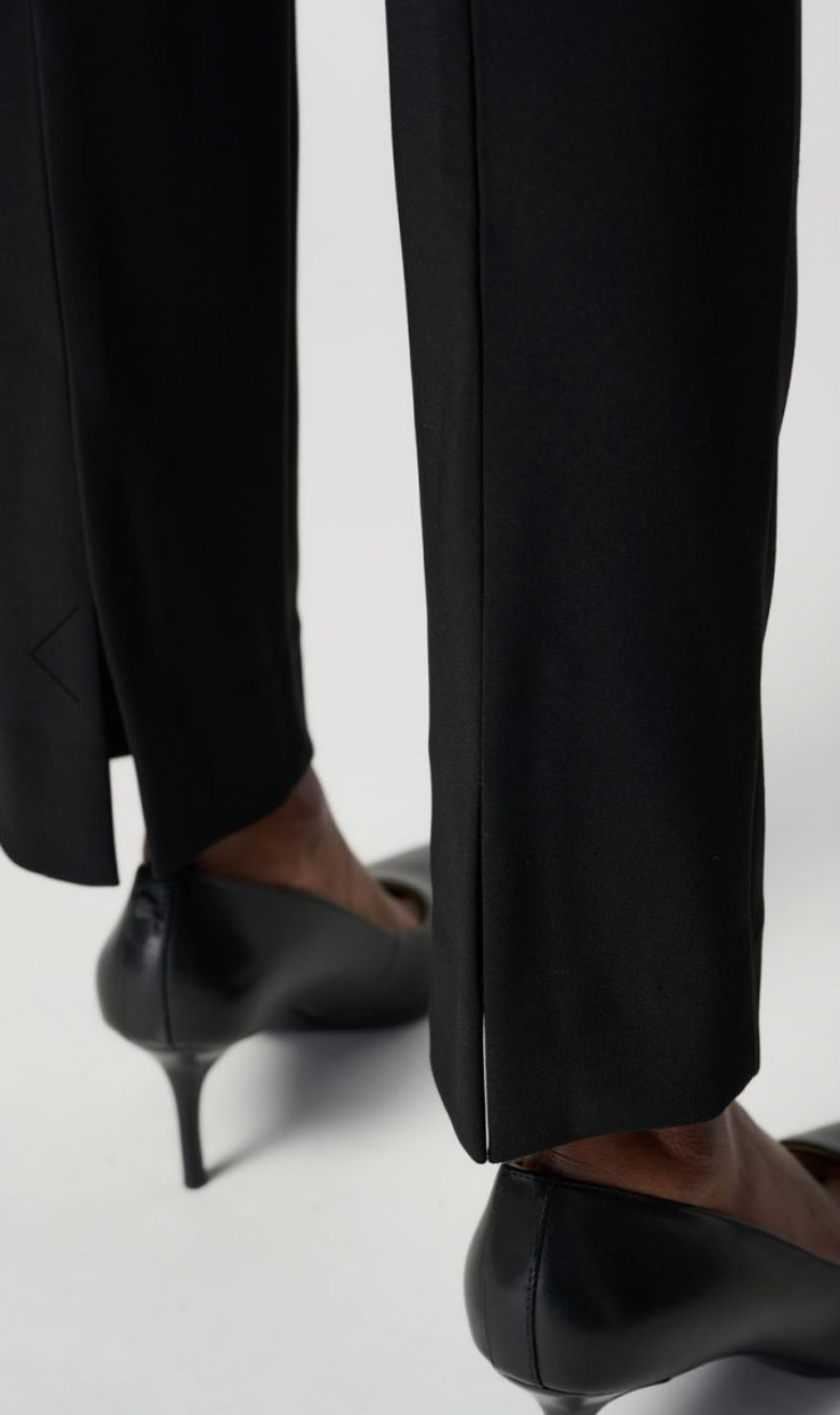Black Classic Straight Pant