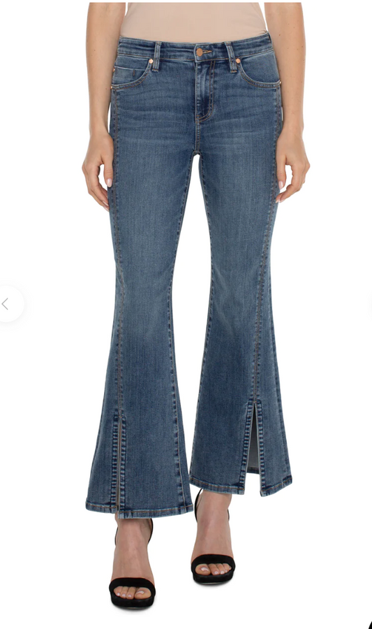 Hannah Flare | Seamed with Front Slit