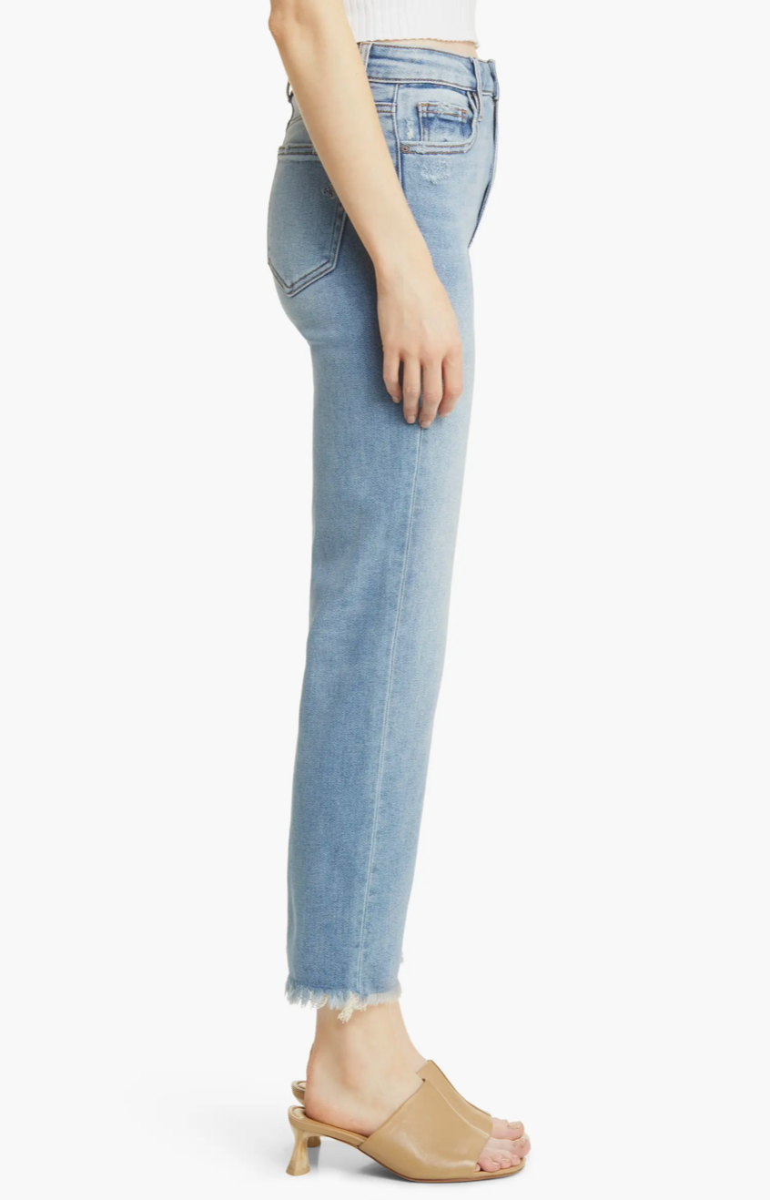 Tracey High Waist Ankle Straight Leg Jeans