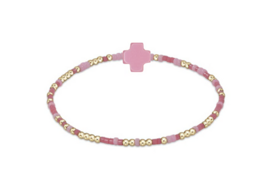 EGirl Hope Unwritten Signature Cross Bracelet - Multiple Colors