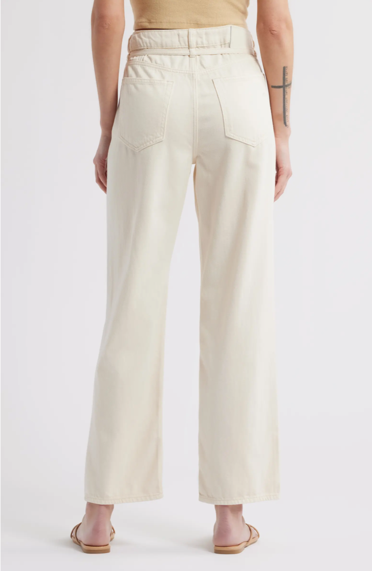 The Ella High Rise Wide Straight Jean