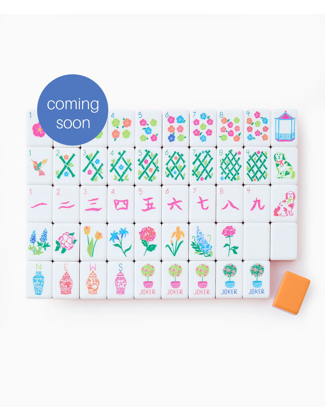 Sunset Mahjong Set