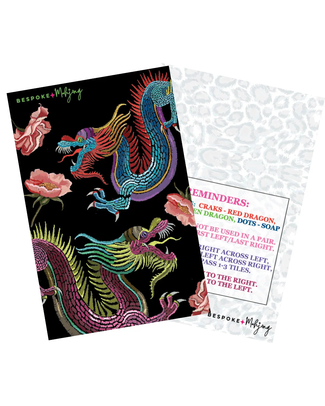 Year of the Dragon - Tile Shufflers in Midnight Black