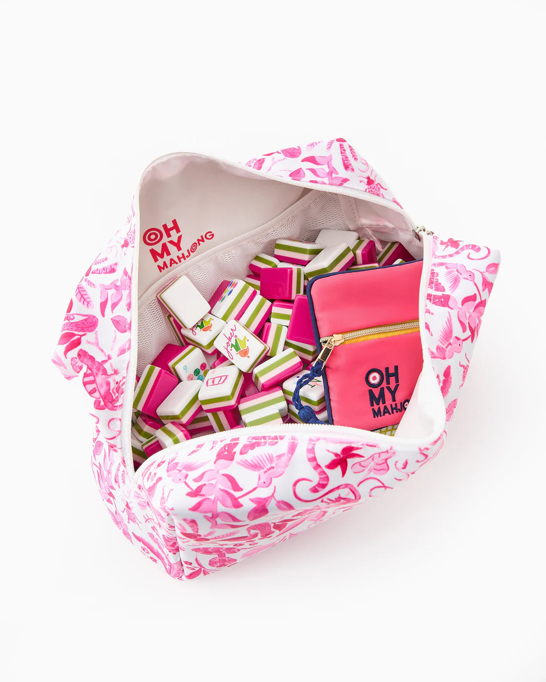 Amazon Pink Mahjong Tile Bag X Catherine Cartie Collab