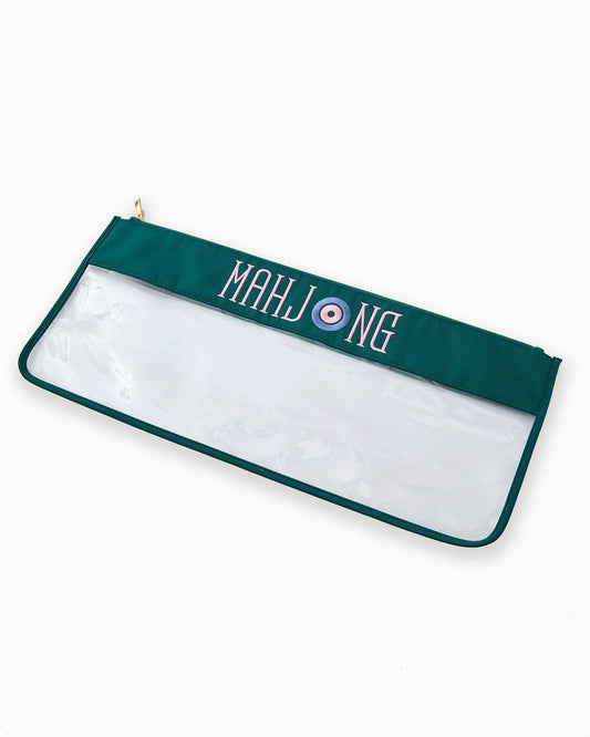 Teal Mahjong Tile Bag