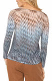 Long Sleeve Boat Knit Top