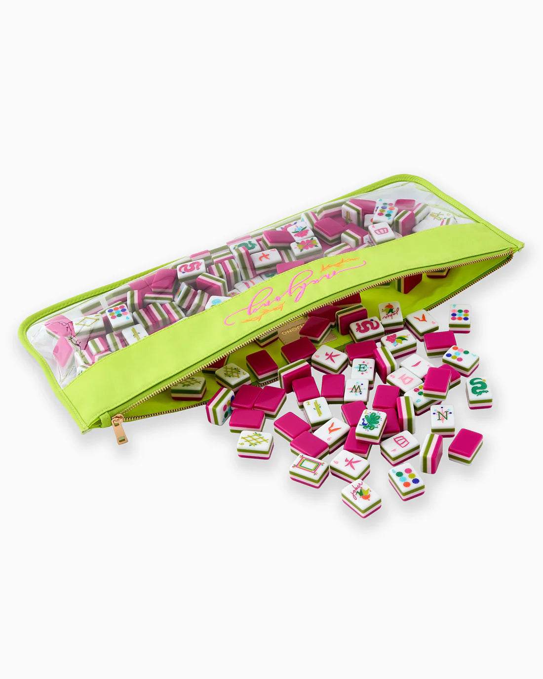 Yellow Mahjong Tile Bag
