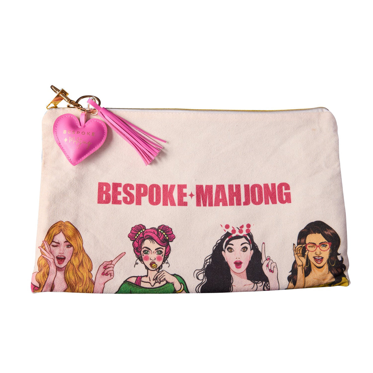 Bespoke Mahjong Pop Divas - Bright White