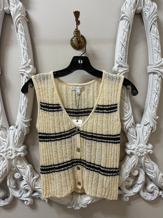 Button down Knit Tank Top