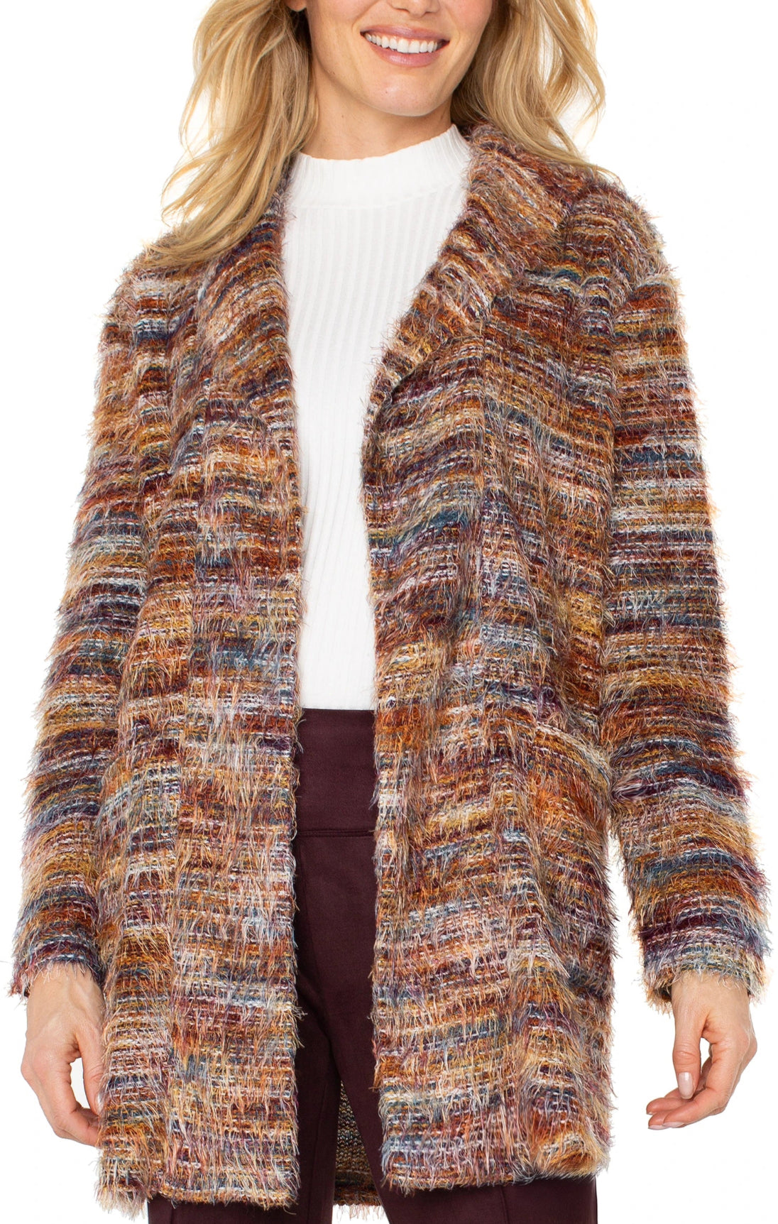 Open Front Coatigan Sweater