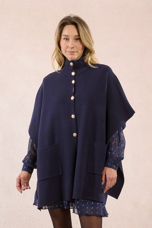 LADIES KNITTED CAPE