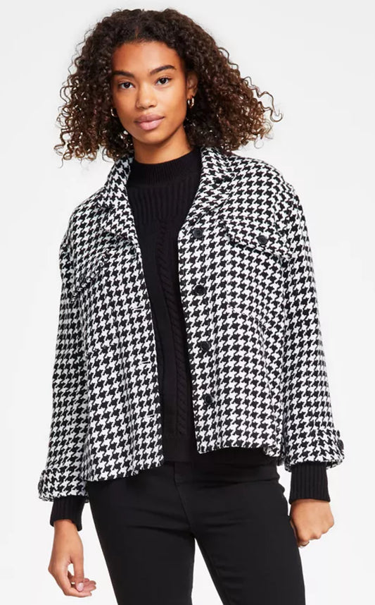 Women's Long-Sleeve Boxy Shacket