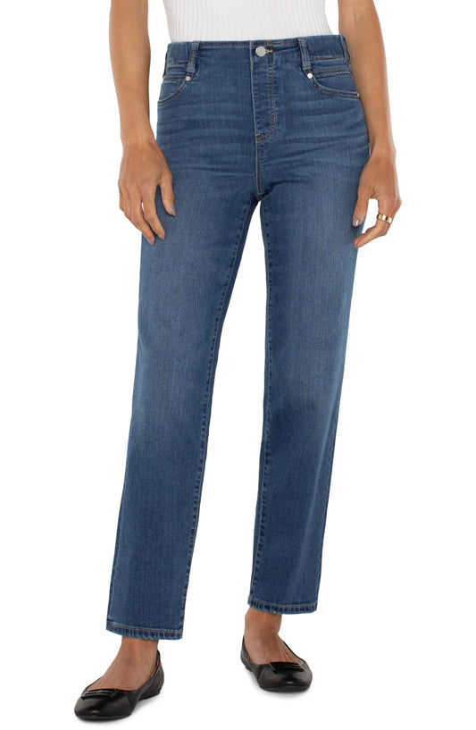 The Gia Glider Slim | Mid-Rise Straight Leg