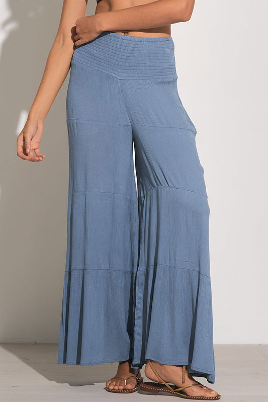 Wide Leg Tiered Pants