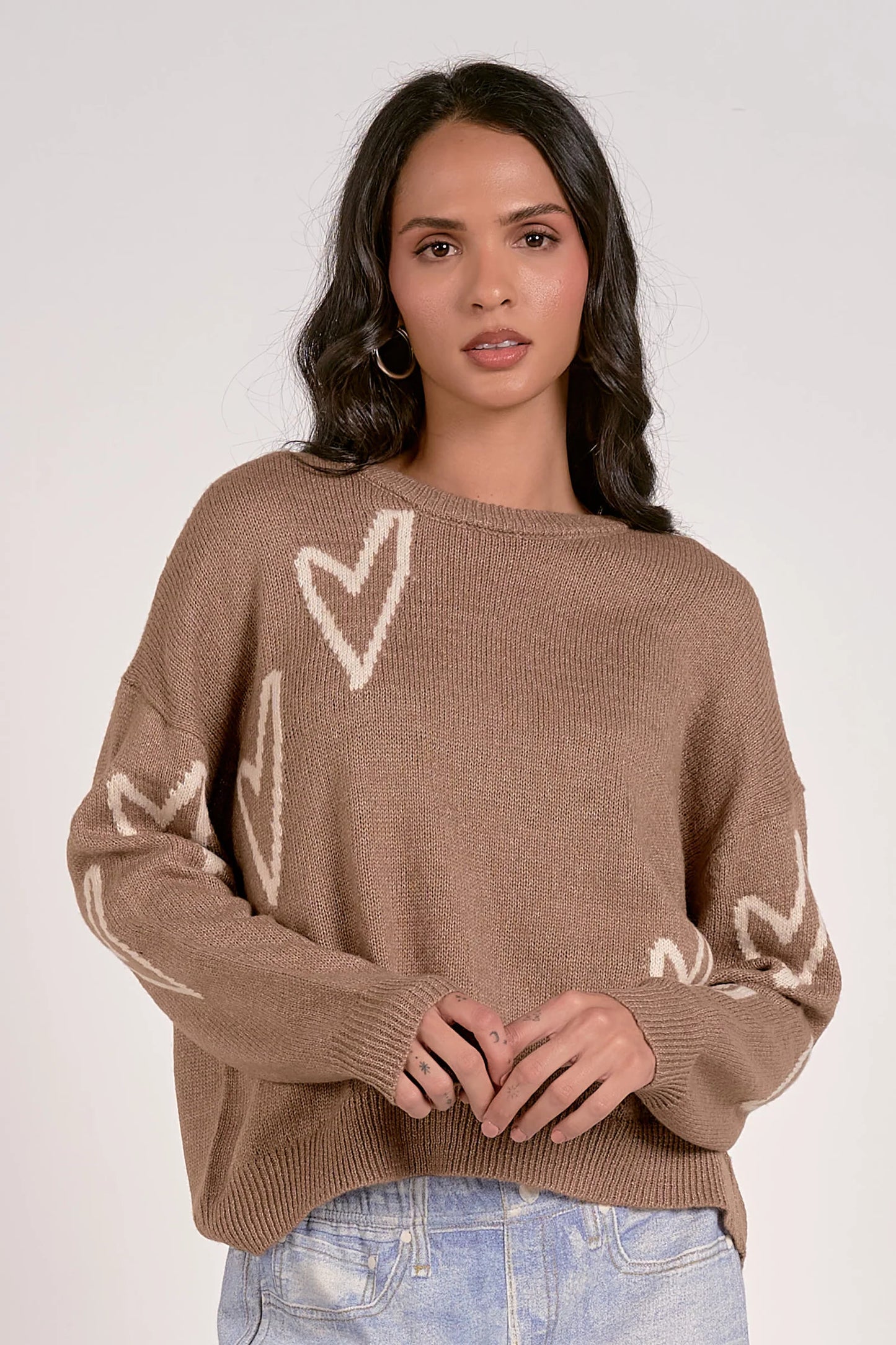 Jules Heart Sweater