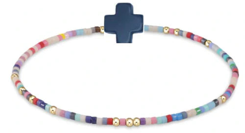EGirl Hope Unwritten Signature Cross Bracelet - Multiple Colors