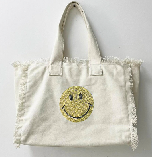 Lemonbella Smiley Face Cloth Bag