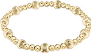 Enewton Sincerity Pattern 6mm Bead Bracelet - Gold