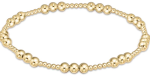 Enewton Classic Joy Pattern 4mm Bead Bracelet - Gold