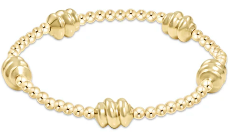 Admire gold 3mm bead bracelet