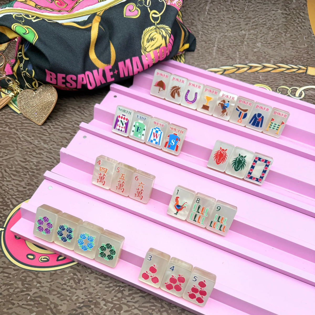 Bespoke Mahjong Year Of The Horse - Pearl Cream
