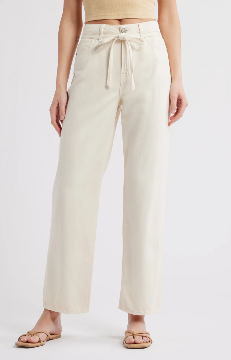 The Ella High Rise Wide Straight Jean
