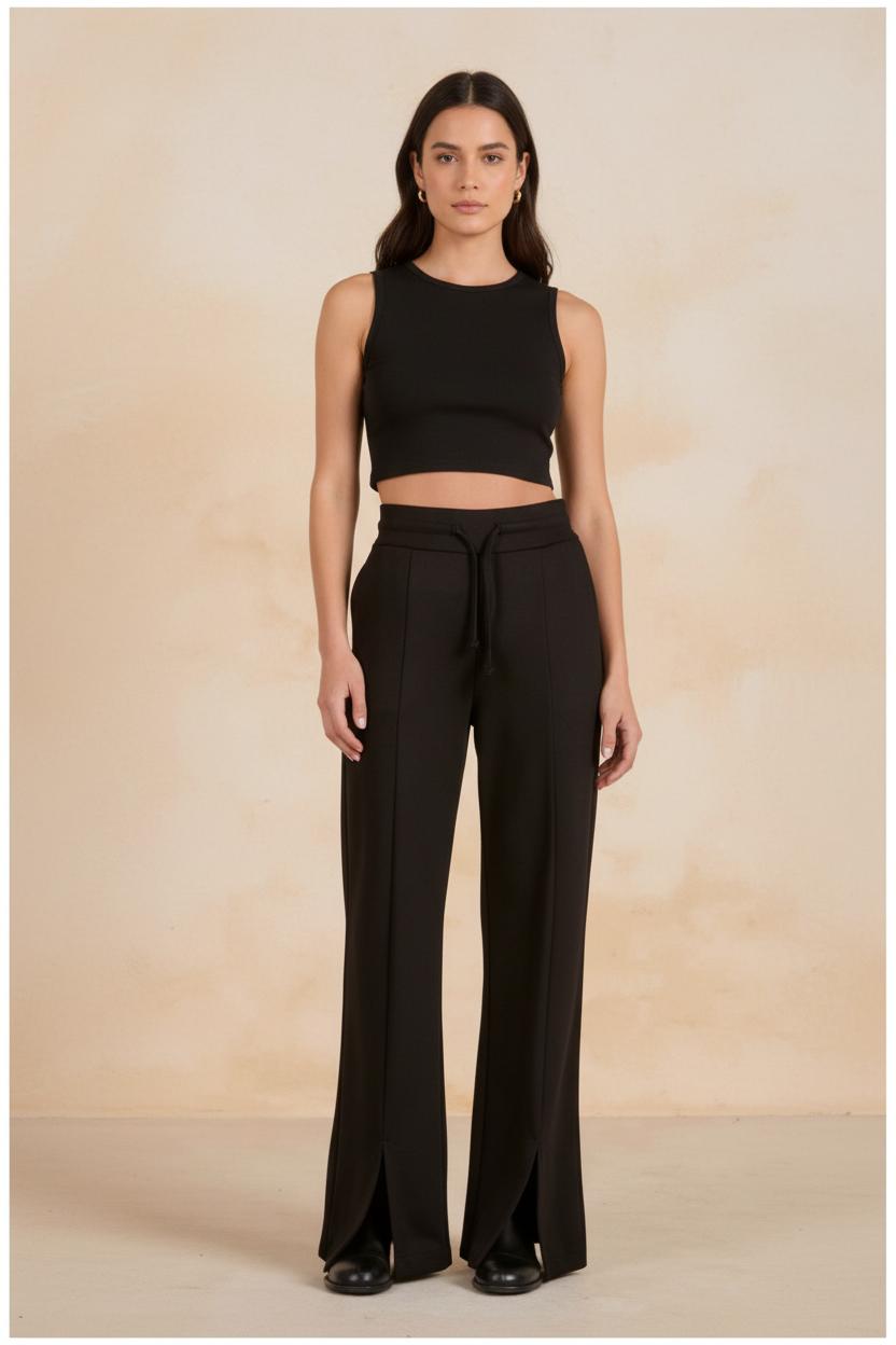 Elan  Open Bottom Drawstring Pants