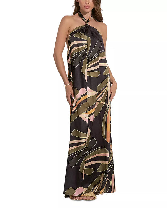 Elan Halter Maxi Dress