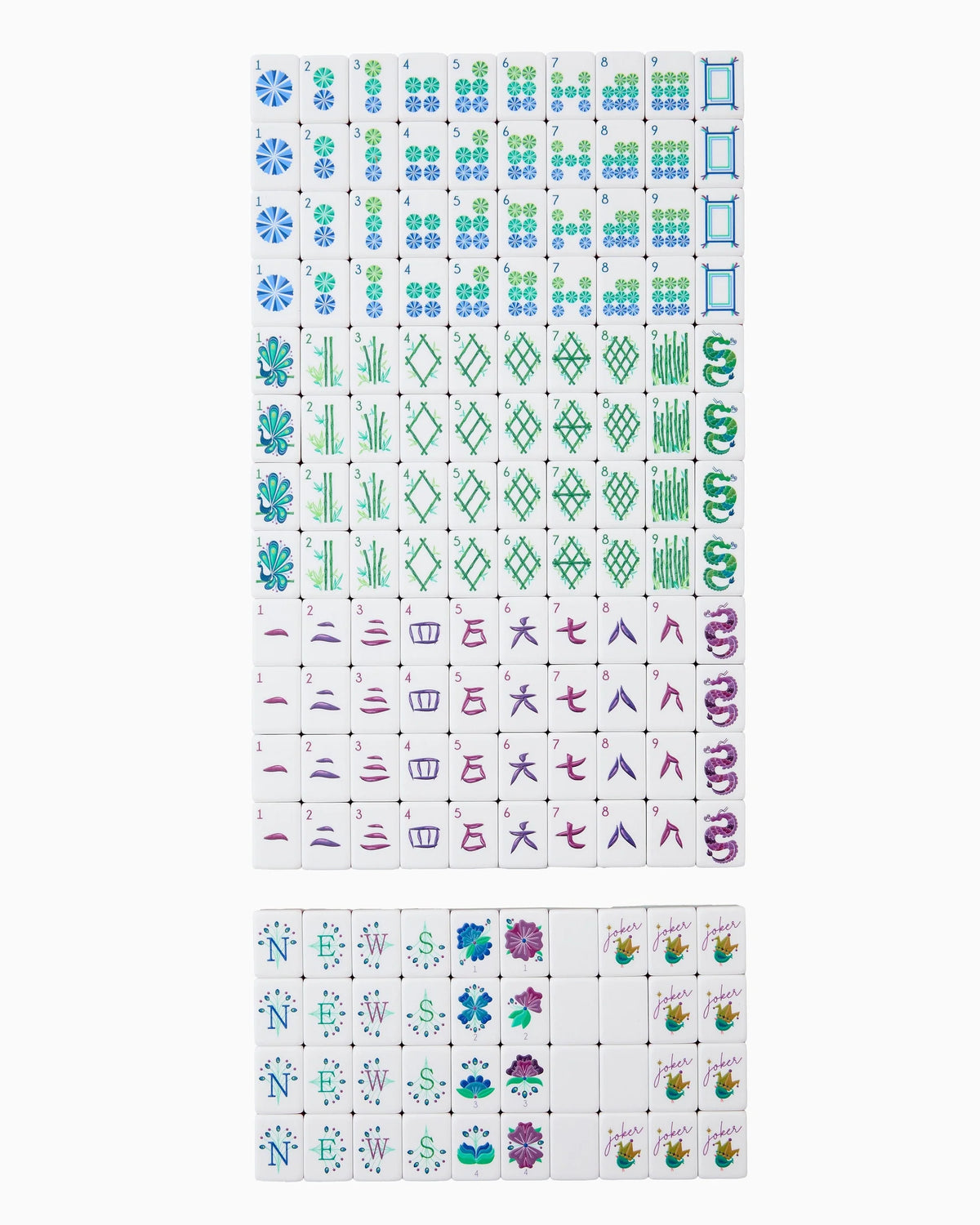 Oh My Mahjong Lagoon Tiles