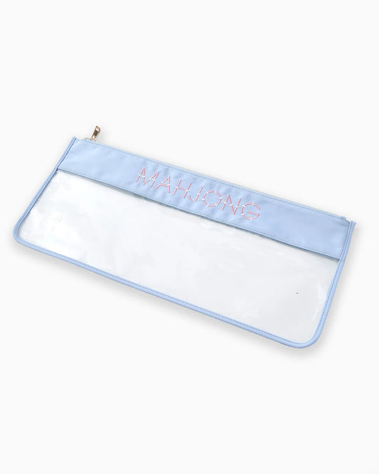 Light Blue Mahjong Tile Bag