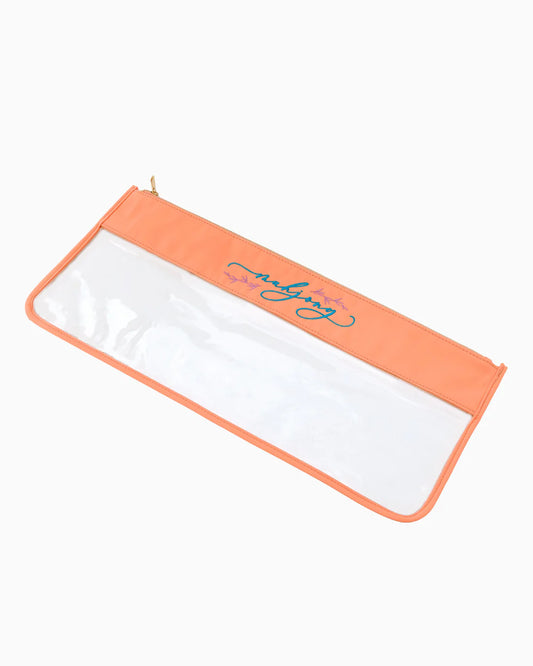 Peach Script Mahjong Tile Bag