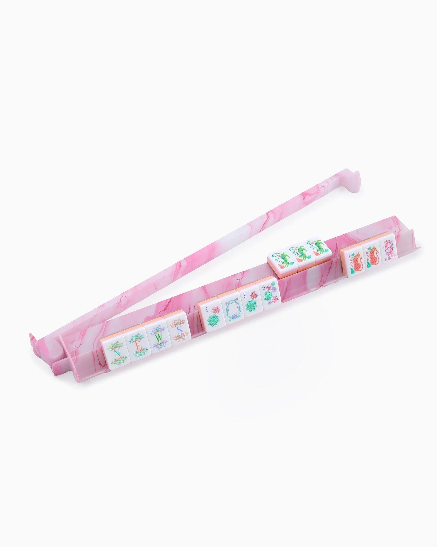 Oh My Mahjong Pink Quartz Rack and Pusher set