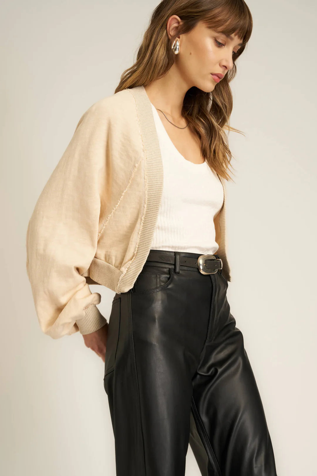 Nieves Seamed Shrug