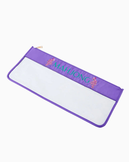Royal Blue Mahjong Tile Bag