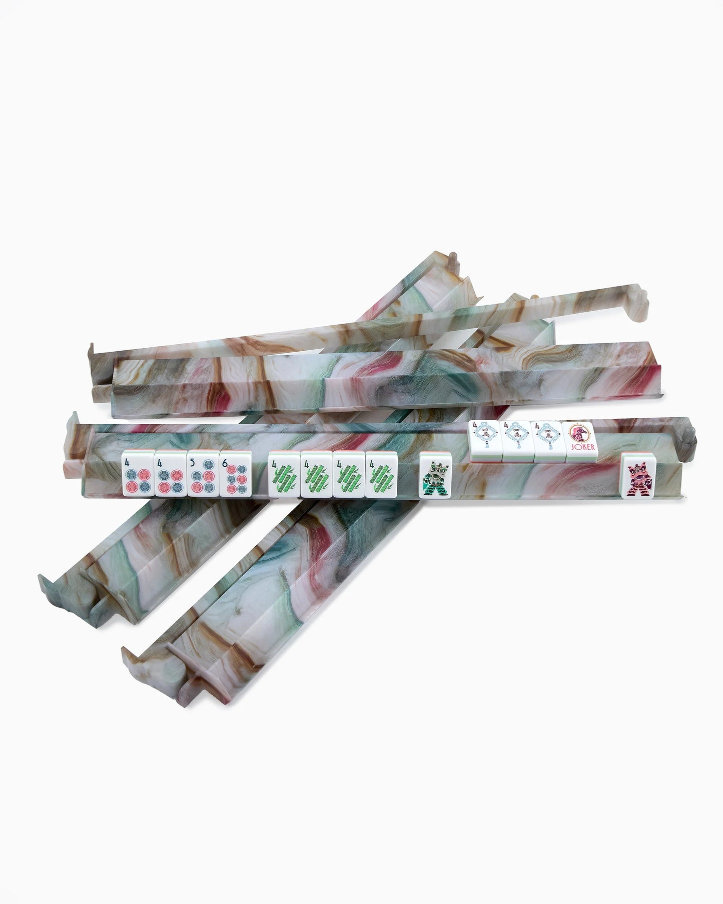 Oh My Mahjong Sandstone Rack and Pusher Set
