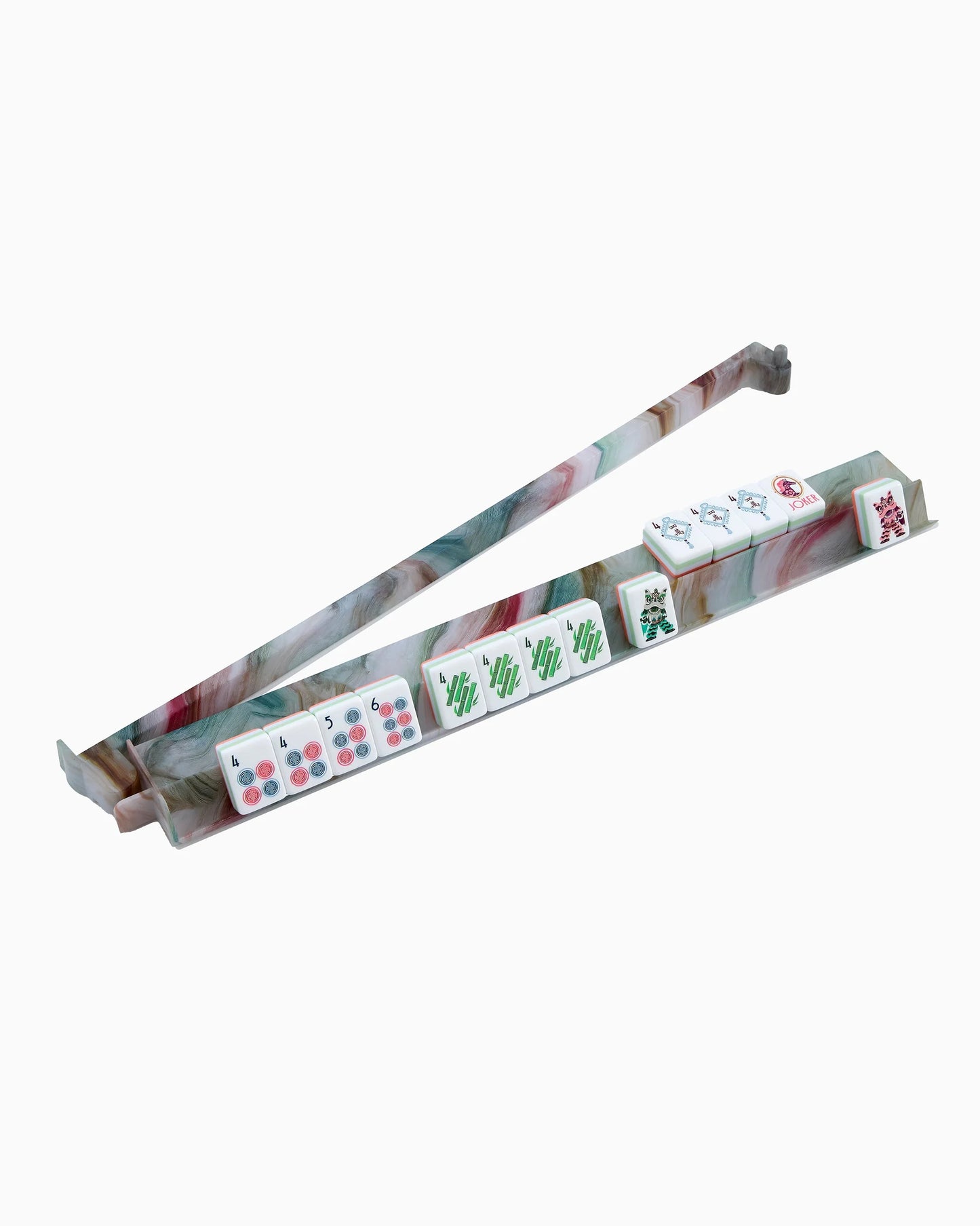 Oh My Mahjong Sandstone Rack and Pusher Set