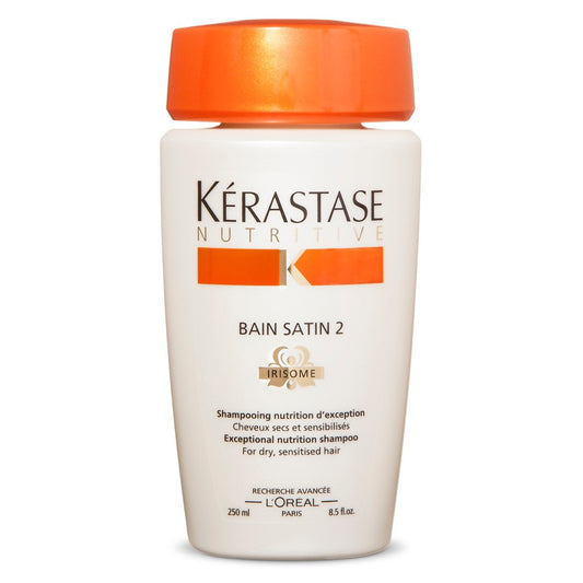 Exceptional hair nutrition shampoo for sensitized, dry hair.