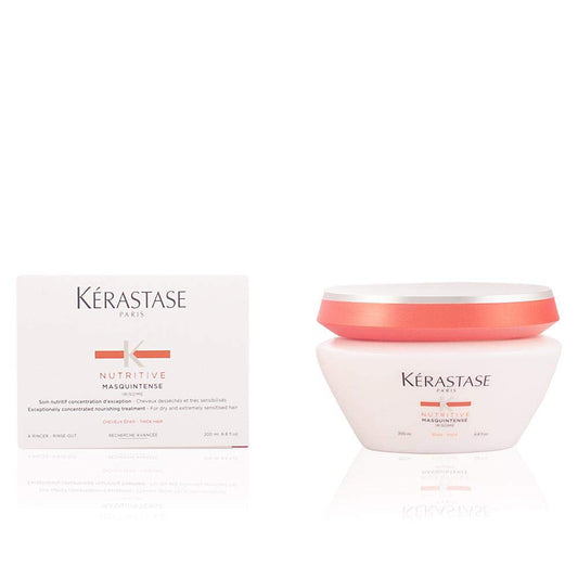 Exceptionally concentrated nourishing hair treatment for extremely sensitized, dry hair.